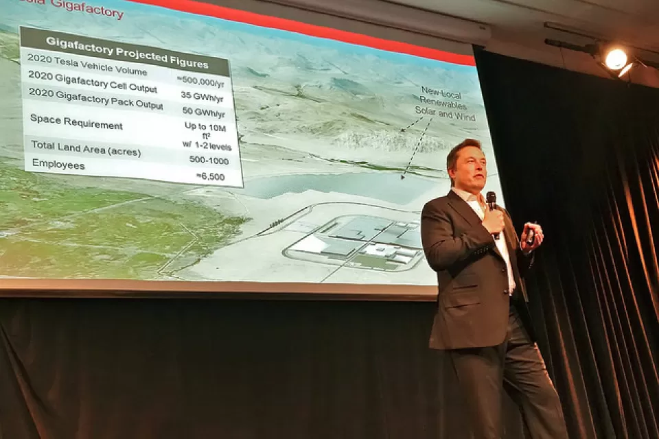 Elon Musk Gigafactory